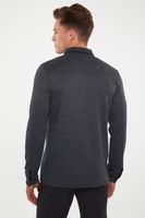 Long Sleeve Herringbone Polo