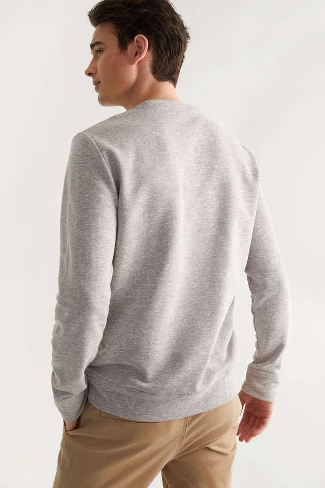 Cew  Neck Sweater With Sleeve