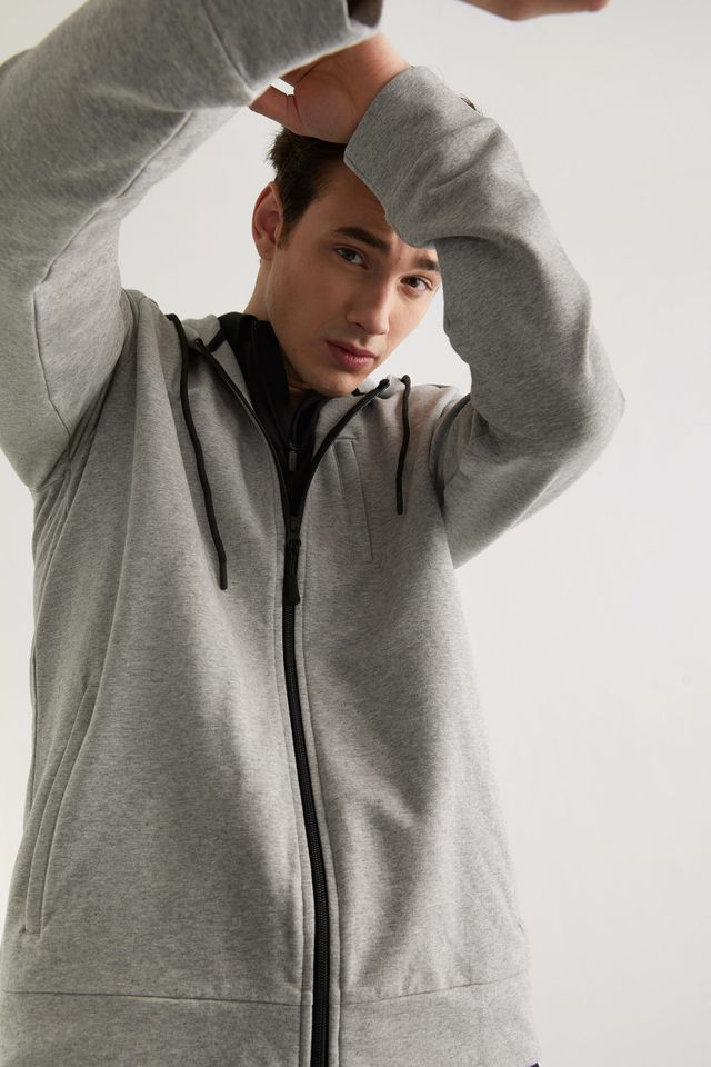 Hooded Sweatshirt With Zip