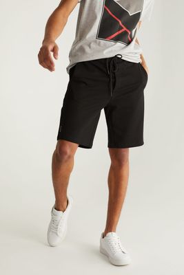 Solid Shorts With Drawstring