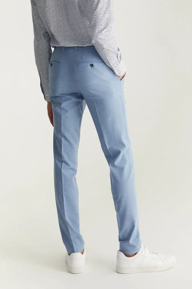 Solid Colour Skinny Fit Pant