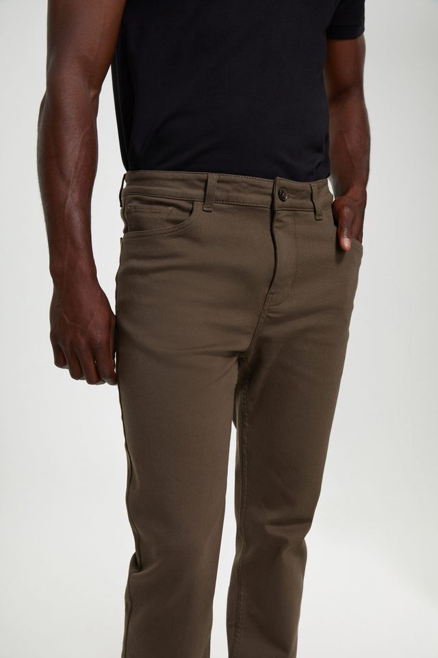 5 Pocket Textured Skinny Pant