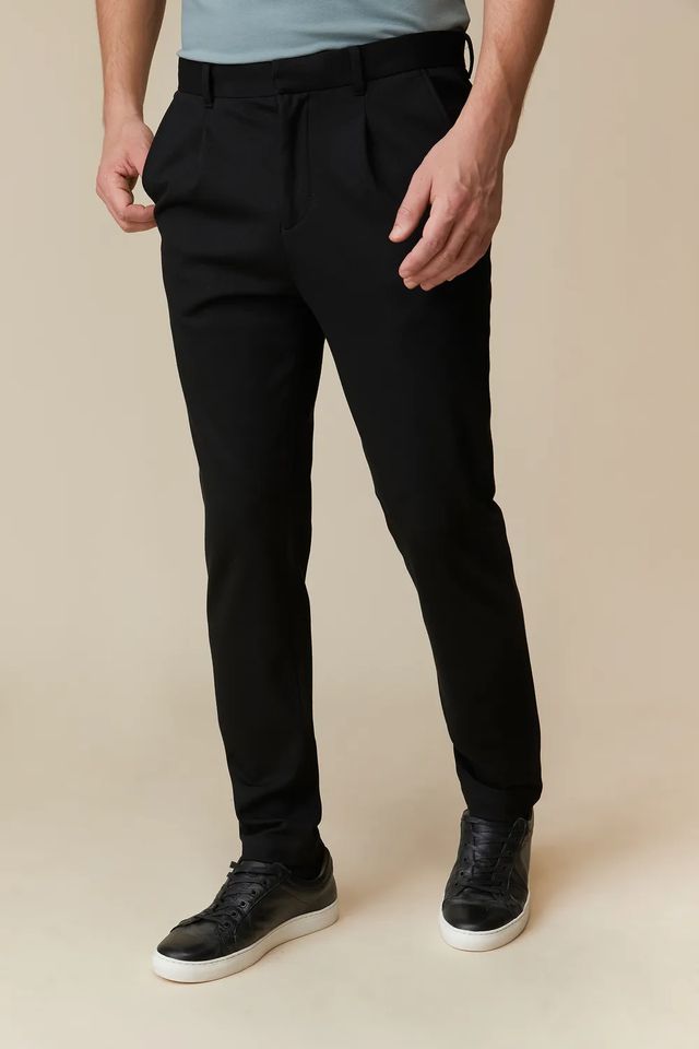 Pleated Jersey Pant