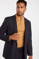 Check Fitted Blazer