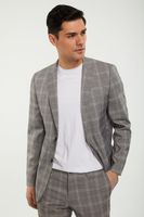 Extra-fitted Check Blazer