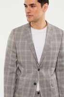 Extra-fitted Check Blazer