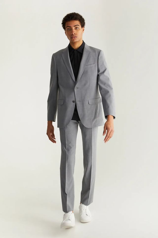 Fitted Solid Blazer