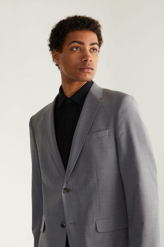 Fitted Solid Blazer