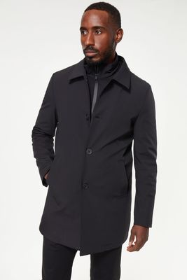 Removable Collar Trench Coat