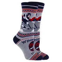 WOMEN'S SKATER TERRY CREW SOCKS