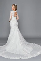 Court Train Bridal Gown Mermaid Silhouette