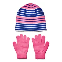 Conjunto Combinado de Gorro y Guantes UA para Niña