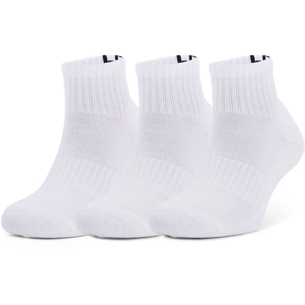 Calcetines Under Armour Core Quarter 3 Pares Unisex