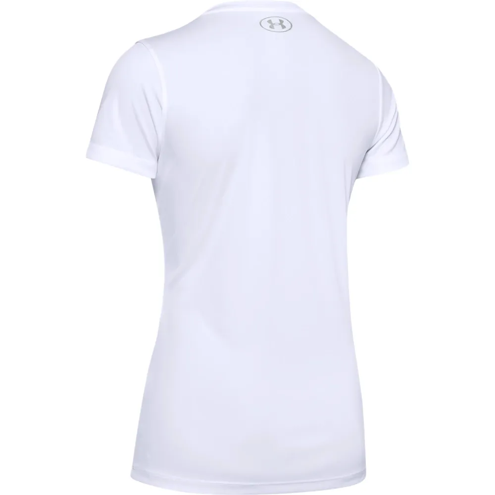 Playera Manga Corta UA Velocity V-Neck para Mujer