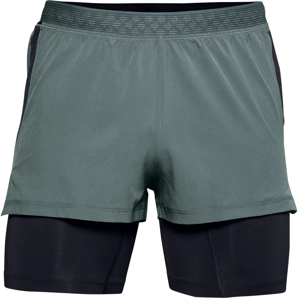 Shorts UA RUSH™ Run 2-in-1 para Hombre