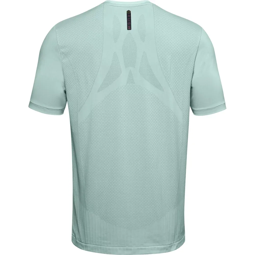 Playera Manga Corta UA RUSH™ Seamless Fitted para Hombre