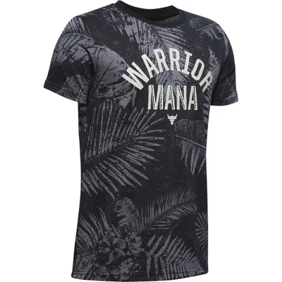 Playera Manga Corta Project Rock Warrior Mana para Niño