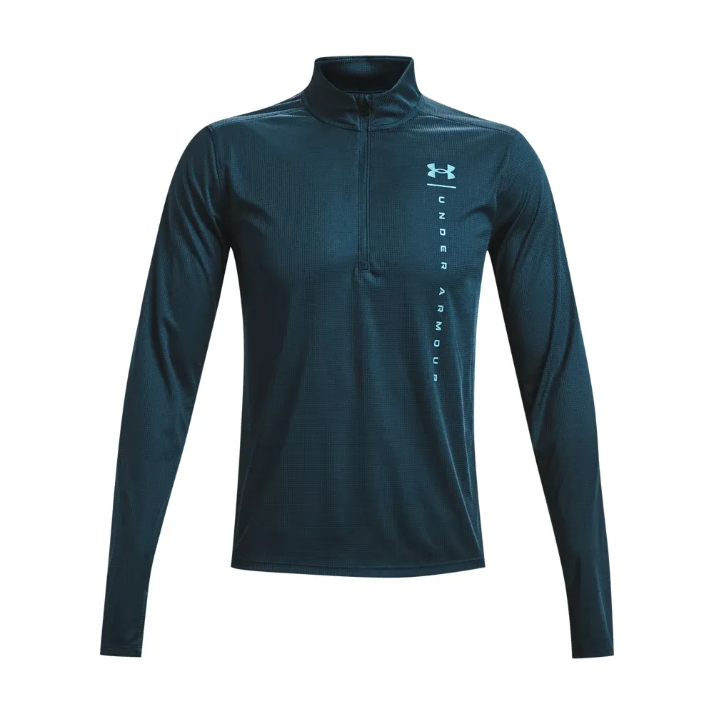 Playera UA Speed Stride Shock ½ Zip para Hombre