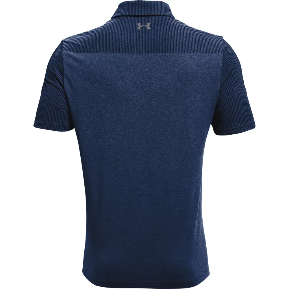 Playera Polo Sin Costuras UA Vanish Blocked para Hombre