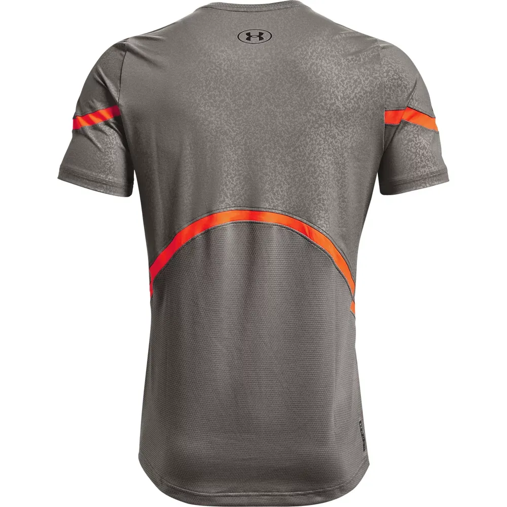 Playera de Manga Corta con Relieve UA RUSH™ HeatGear® 2.0 Hombre