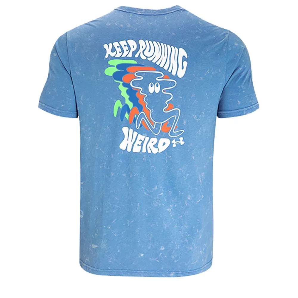 Playera de Manga Corta UA Keep Run Weird KOR para Hombre