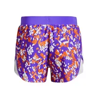 Shorts UA Fly-By Printed para Niña