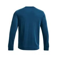 Sudadera UA Rival Terry Logo Crew para hombre