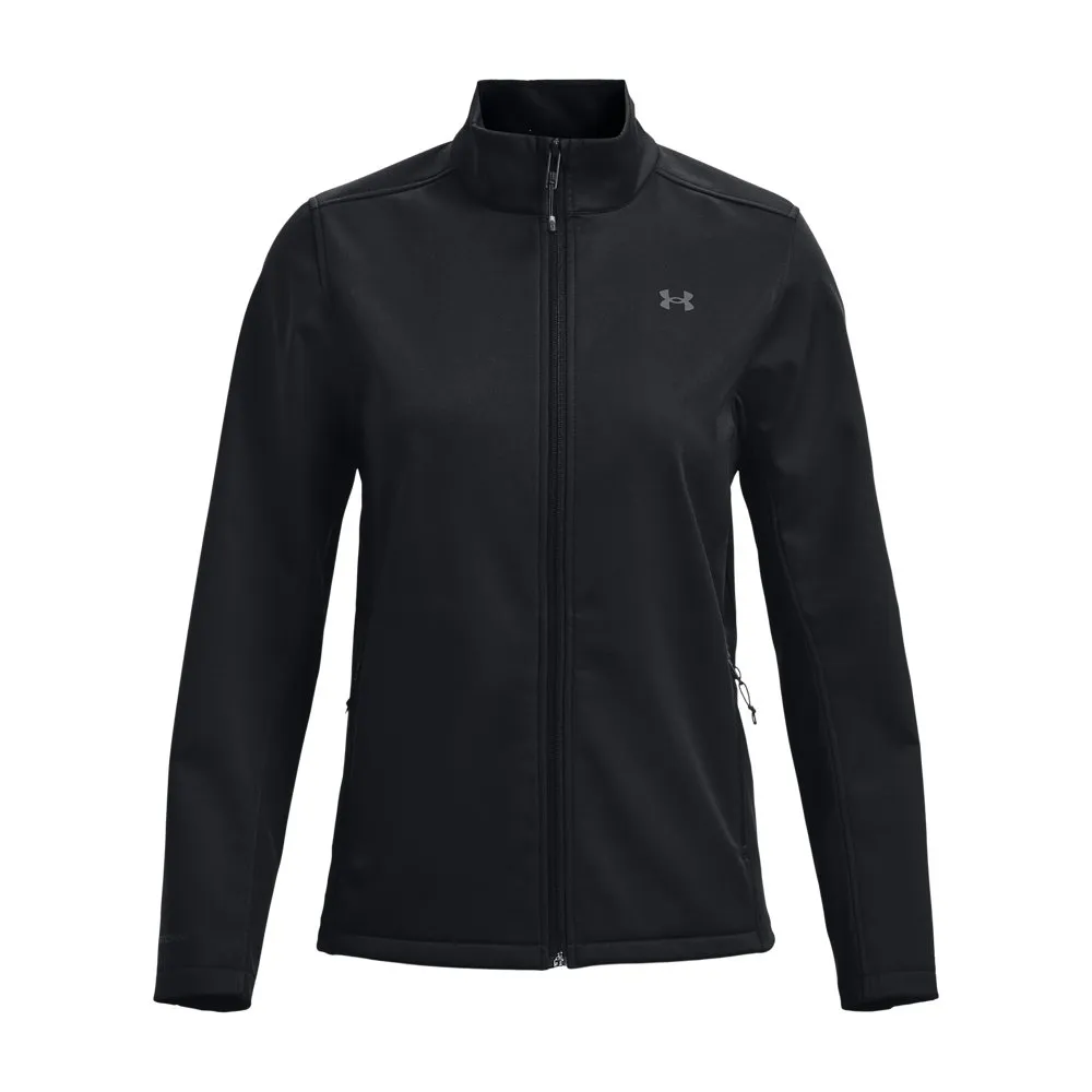 Chaqueta Under Armour Rush Woven Print Full Zip negro mujer