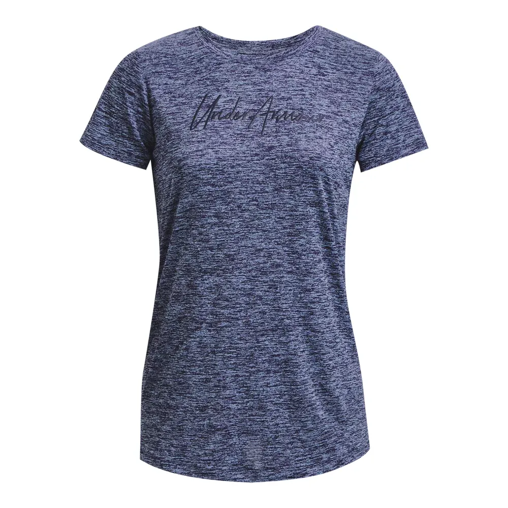 Remera Under Armour Tech Twist Script-Running Mujer