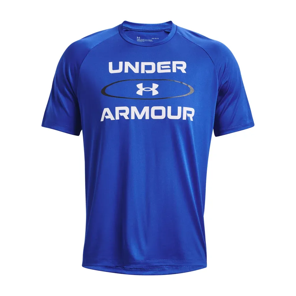 Men's UA Tech™ 2.0 Wordmark Graphic Short Sleeve