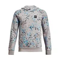 Boys' UA Rival Fleece Printed Hoodie