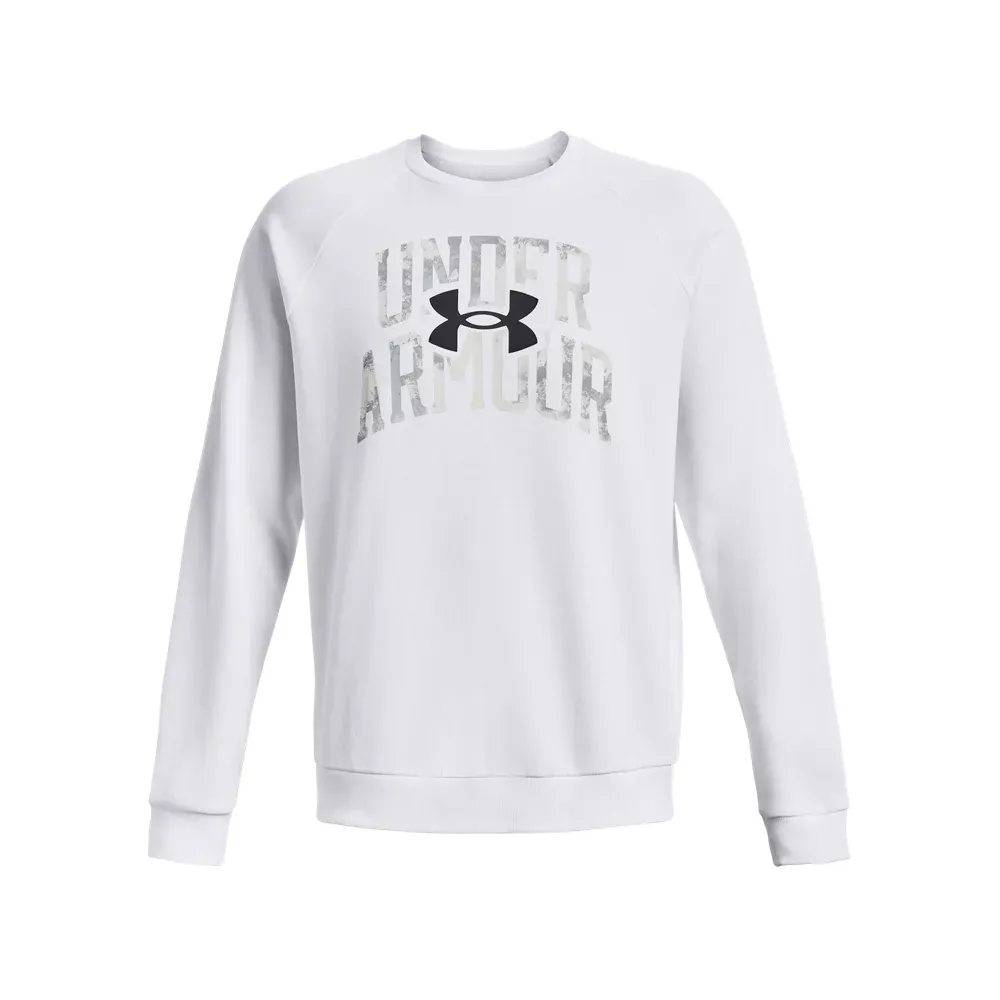 Men's UA Rival Fleece Wordmark Dye Crew