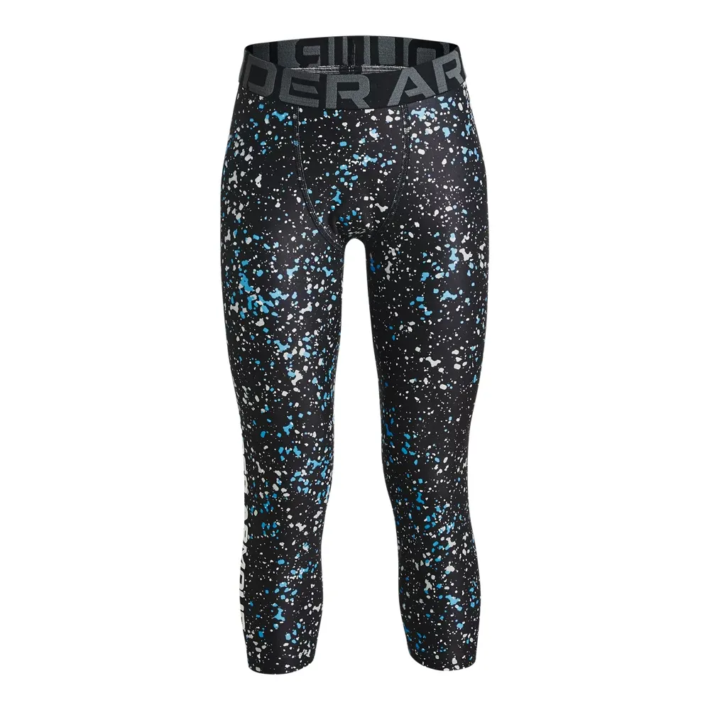 Boys' HeatGear® Printed ¾ Leggings