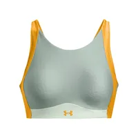 Women's UA Infinity Mid High Neck Shine Sports Bra