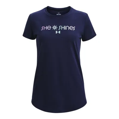 Girls' UA She Shines Gradient Short Sleeve