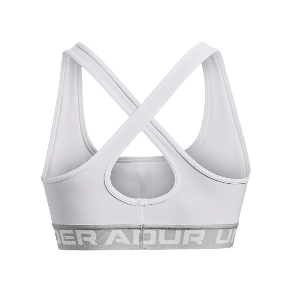 Women's UA Infinity Mid High Neck Shine Sports Bra