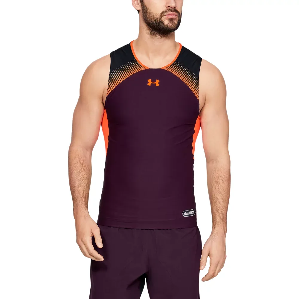 Under Armour Playera Sin Mangas NFL Combine Authentic Compression