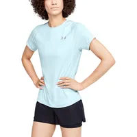 Playera Manga Corta UA Qualifier Iso-Chill Embossed para Mujer