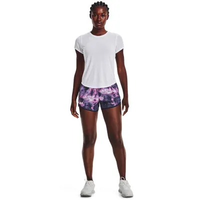 Shorts UA Fly-By 2.0 Printed para Mujer