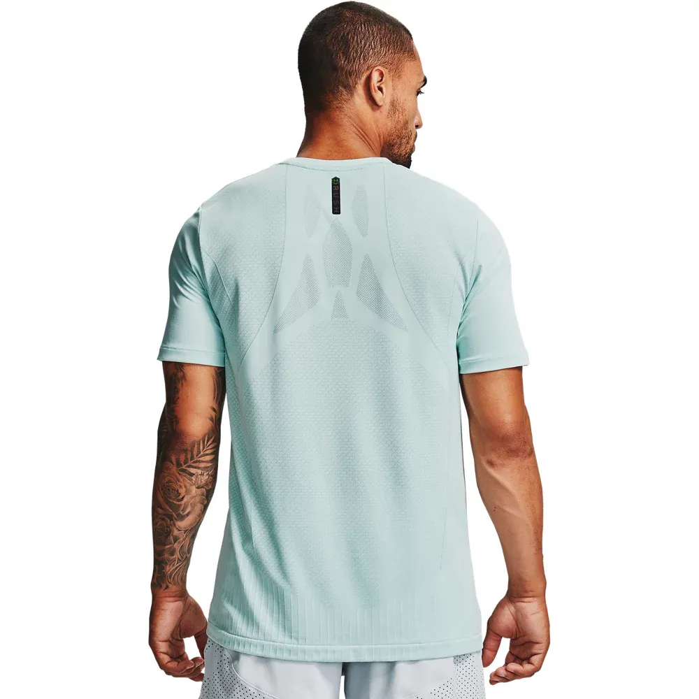 Playera Manga Corta UA RUSH™ Seamless Fitted para Hombre