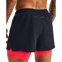 Shorts UA RUSH™ Run 2-in-1 Upstream Camo para Hombre