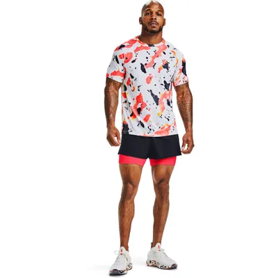 Shorts UA RUSH™ Run 2-in-1 Upstream Camo para Hombre