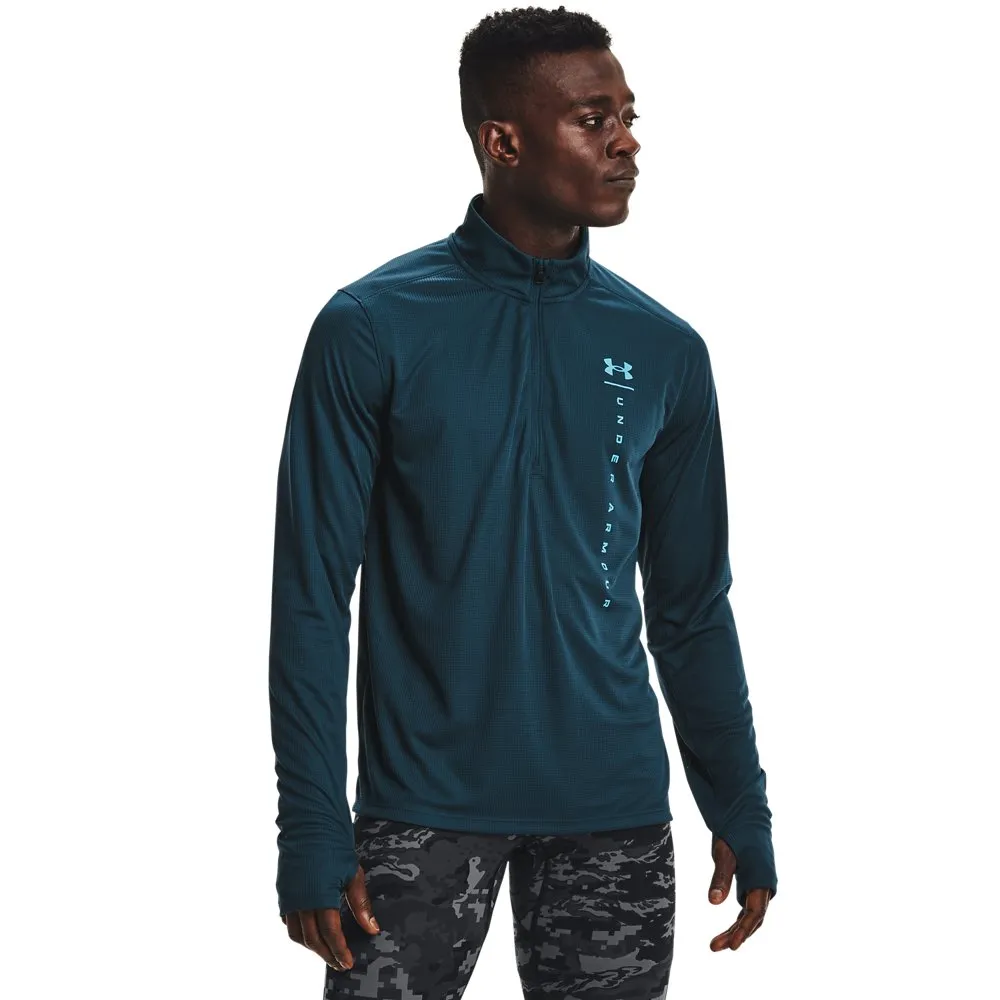 Playera UA Speed Stride Shock ½ Zip para Hombre