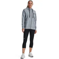 Sudadera con Capucha y Cierre Completo UA Rival Fleece para Mujer