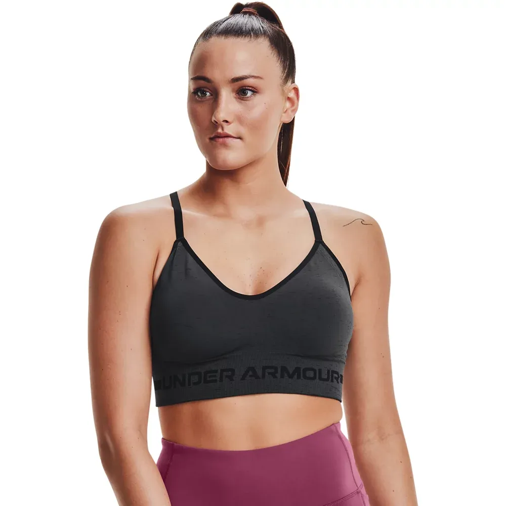 Sujetador Deportivo UA Seamless Low Long Heather para Mujer