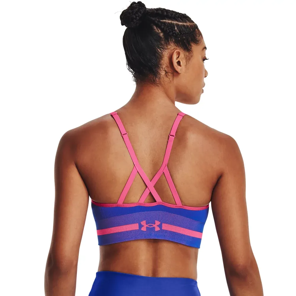 Under Armour Sujetador Deportivo UA Seamless Low Long para Mujer