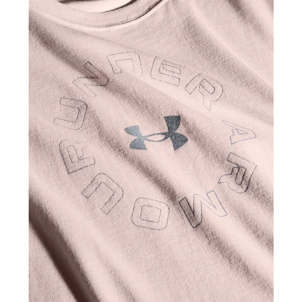 Playera Manga Corta UA Wordmark Graphic para Mujer