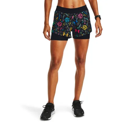 Shorts UA Launch Day Of The Dead 2-in-1 para Mujer