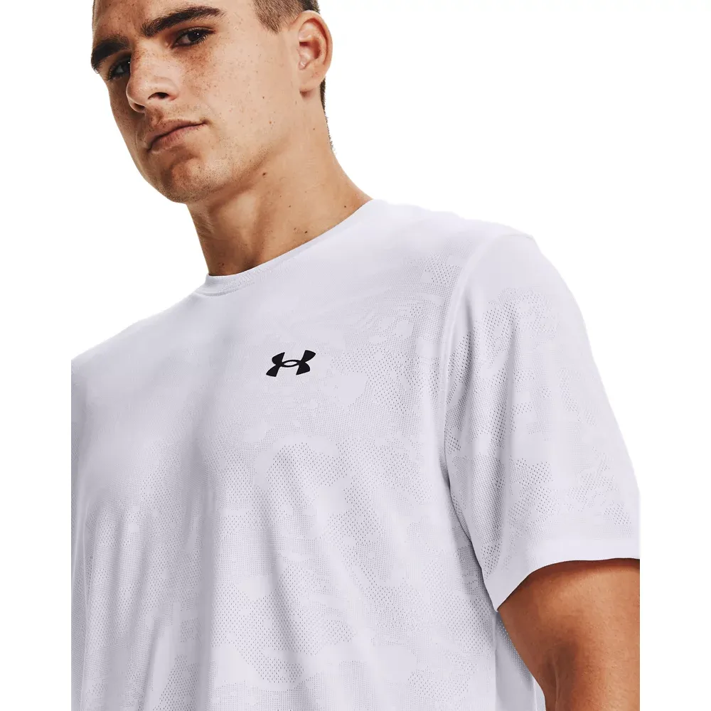 Camiseta Under Armour ABC Camo manga corta blanco gris