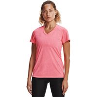 Playera de Manga Corta con Cuello en V UA Velocity Geo Fence para Mujer